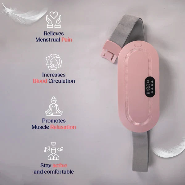 Pickly Period Cramp Relief Heater & Massager – 3 Heat & 3 Massage Modes