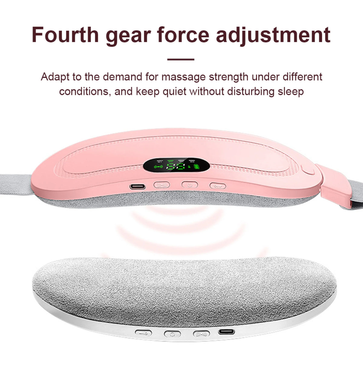 Pickly Period Cramp Relief Heater & Massager – 3 Heat & 3 Massage Modes