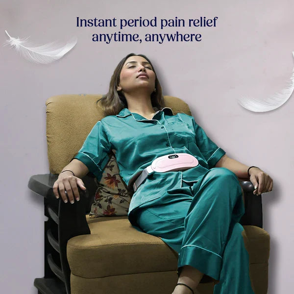 Pickly Period Cramp Relief Heater & Massager – 3 Heat & 3 Massage Modes